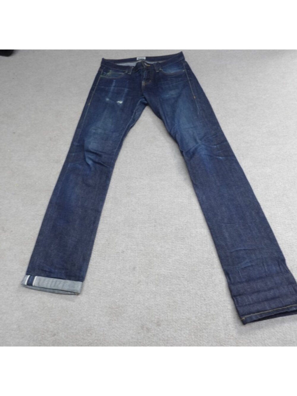Naked & Famous Jeans 30 x 36 Blue Left Hand Twill Selvedge Skinny Guy